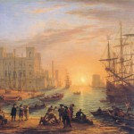 Haven met ondergaande zon Claude Lorrain Haven met ondergaande zon Claude Lorrain