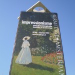 impressionisme tentoonstelling Hermitage- doek op Overhoeks toren impressionisme tentoonstelling Hermitage- doek op Overhoeks toren